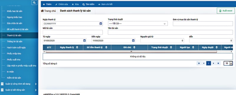 Phần mềm quản lý tài sản doanh nghiệp