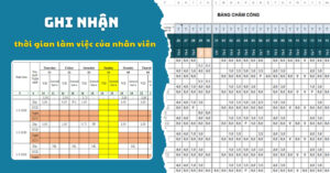 Ghi nhận thời gian làm việc của nhân viên