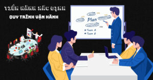 Tiến hành xác định quy trình làm việc