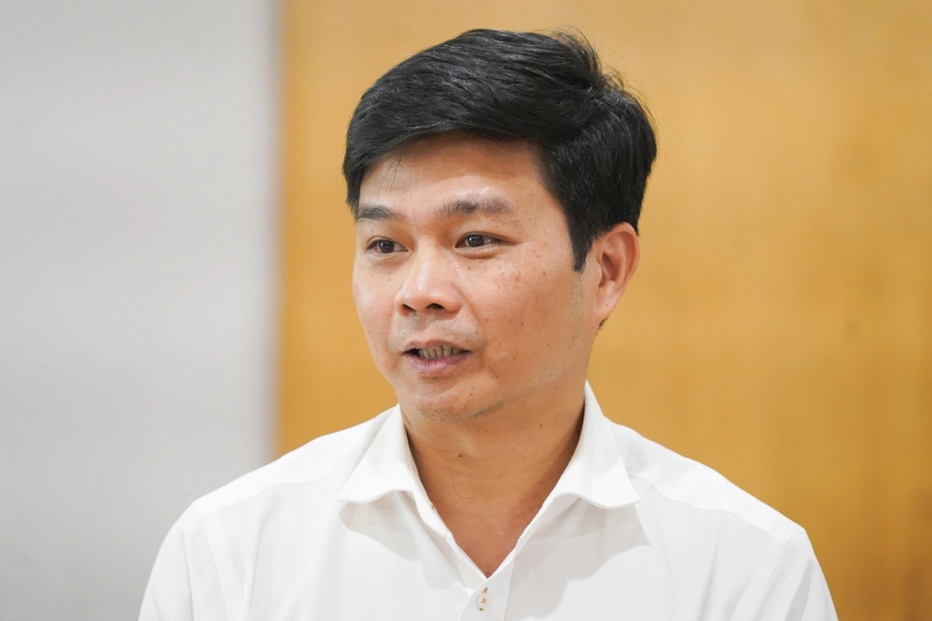 Thứ trưởng Khoa học và Công nghệ Bùi Hoàng Phương phát biểu tại Họp báo thường kỳ tháng 6/2025. Ảnh: Lưu Quý